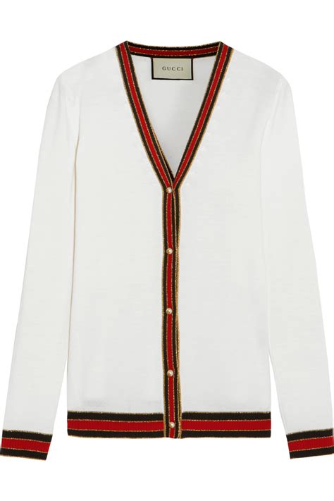 gucci sweater white womens|real Gucci sweaters.